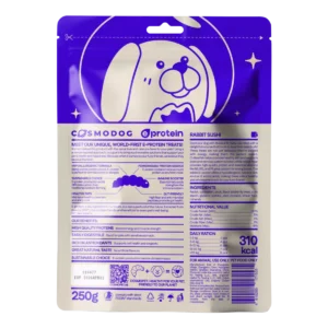 Dog Treats With Rabbit Sushi, 250g, E-Protein, Hypoallergenic