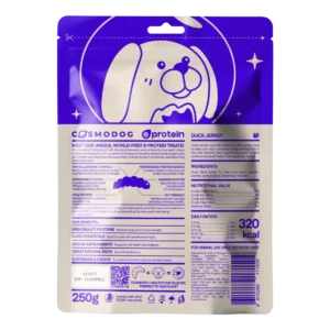 Dog Treats With Duck Jerky, 250g, E-Protein, Hypoallergenic