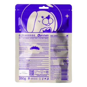 Dog Treats With Beef Jerky, 250g, E-Protein, Hypoallergenic