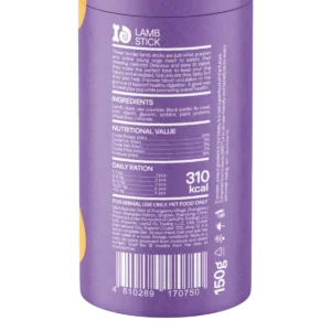 Dog Treats With Lamb Stick 150g, E-Protein, Hypoallergenic