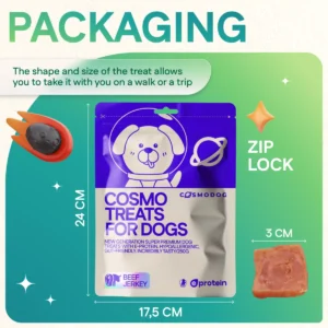 Dog Treats With Beef Jerky, 250g, E-Protein, Hypoallergenic