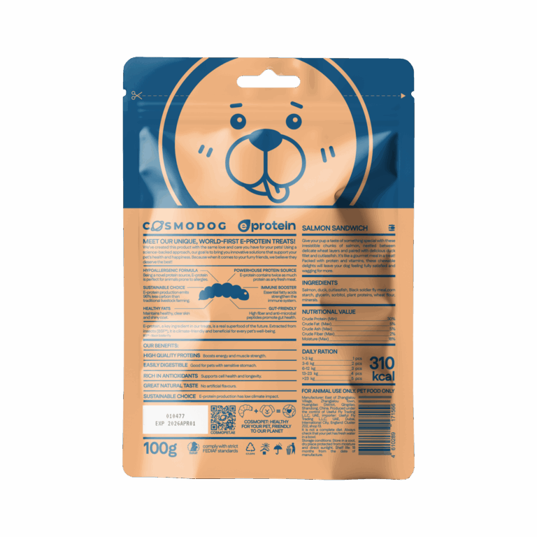 Dog Treats With Salmon Sandwich, 100g, E-Protein, Hypoallergenic