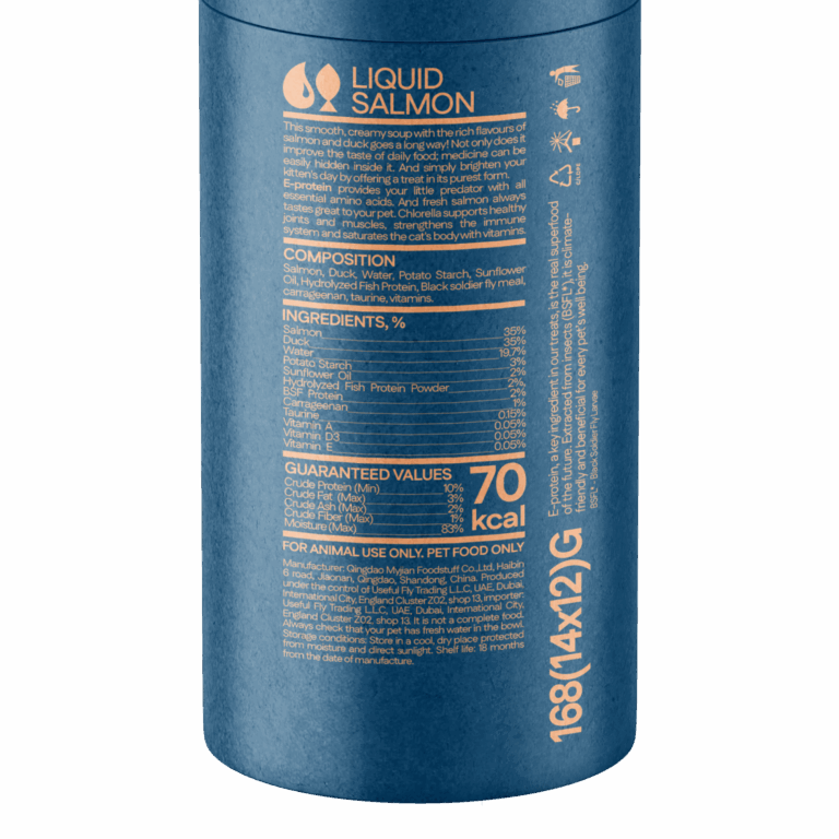 Cat Treats With Salmon Cream, 168g, E-Protein, Hypoallergenic