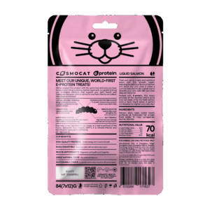 Cat Treats With Salmon Cream, 84g, E-Protein, Hypoallergenic