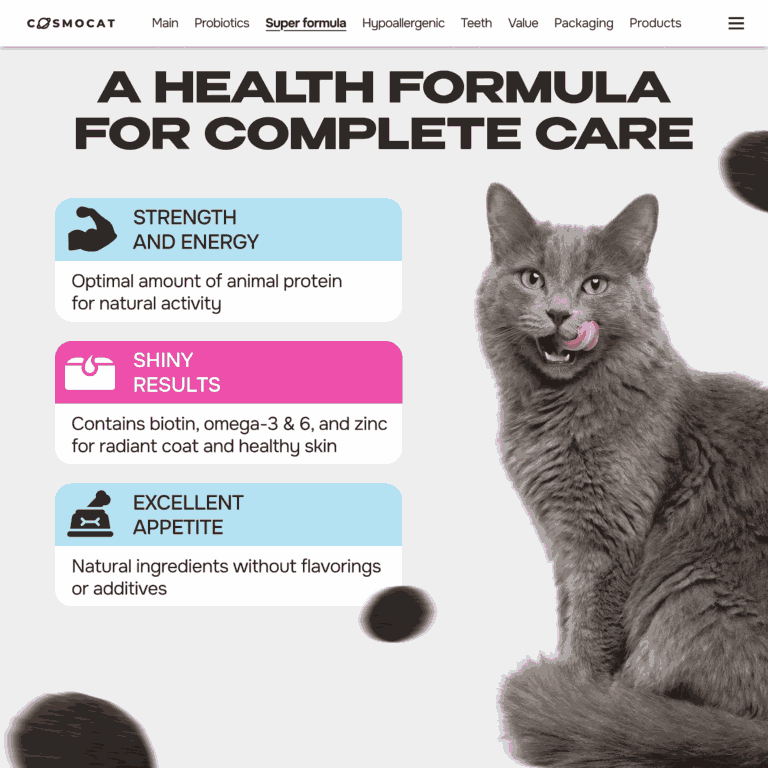 Cosmocat Dry Food Duck Probiotics Sterilised 0.8 KG