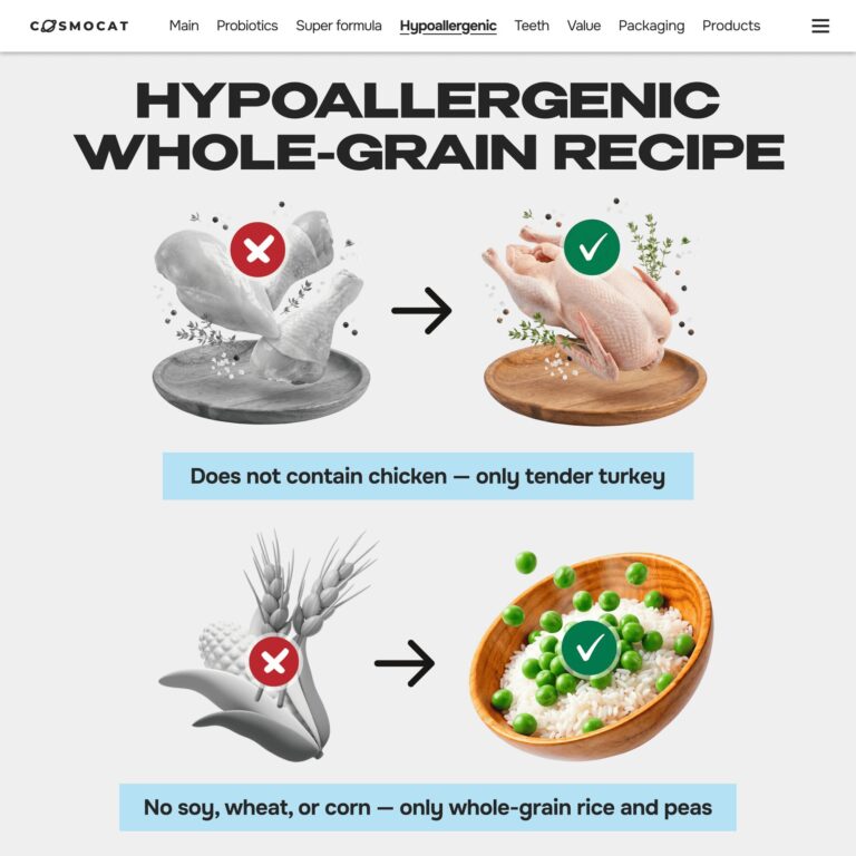 Cosmocat Dry Food Duck Probiotics Sterilised 0.8 KG