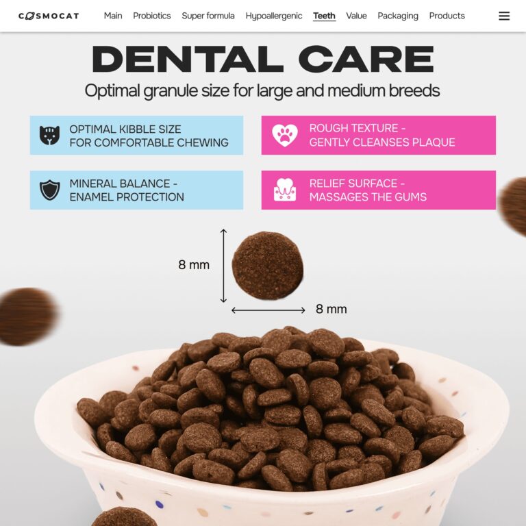 Cosmocat Dry Food Duck Probiotics Sterilised 0.8 KG