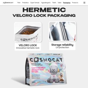 Cosmocat Dry Food Duck Probiotics Sterilised 0.8 KG