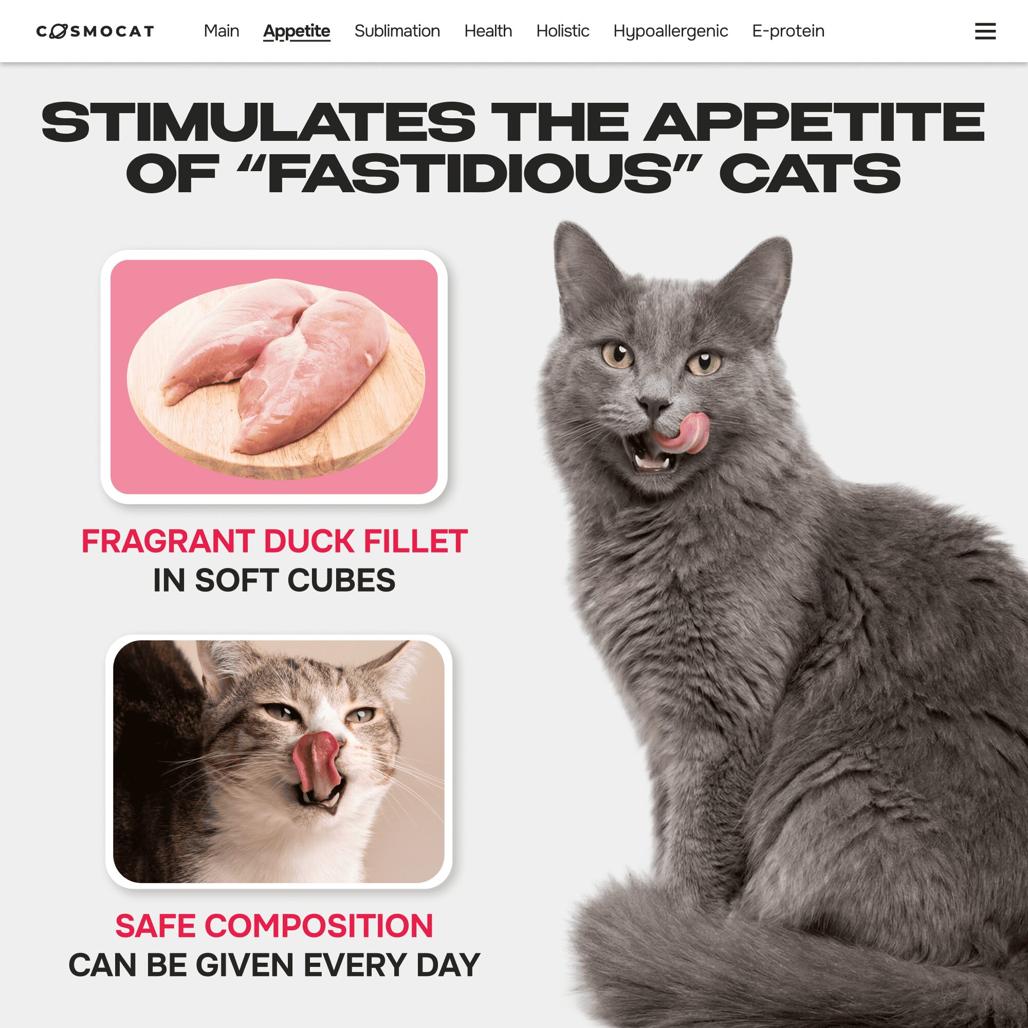 Cosmocat Freeze Dried Treats Duck with Cranberries 30 g