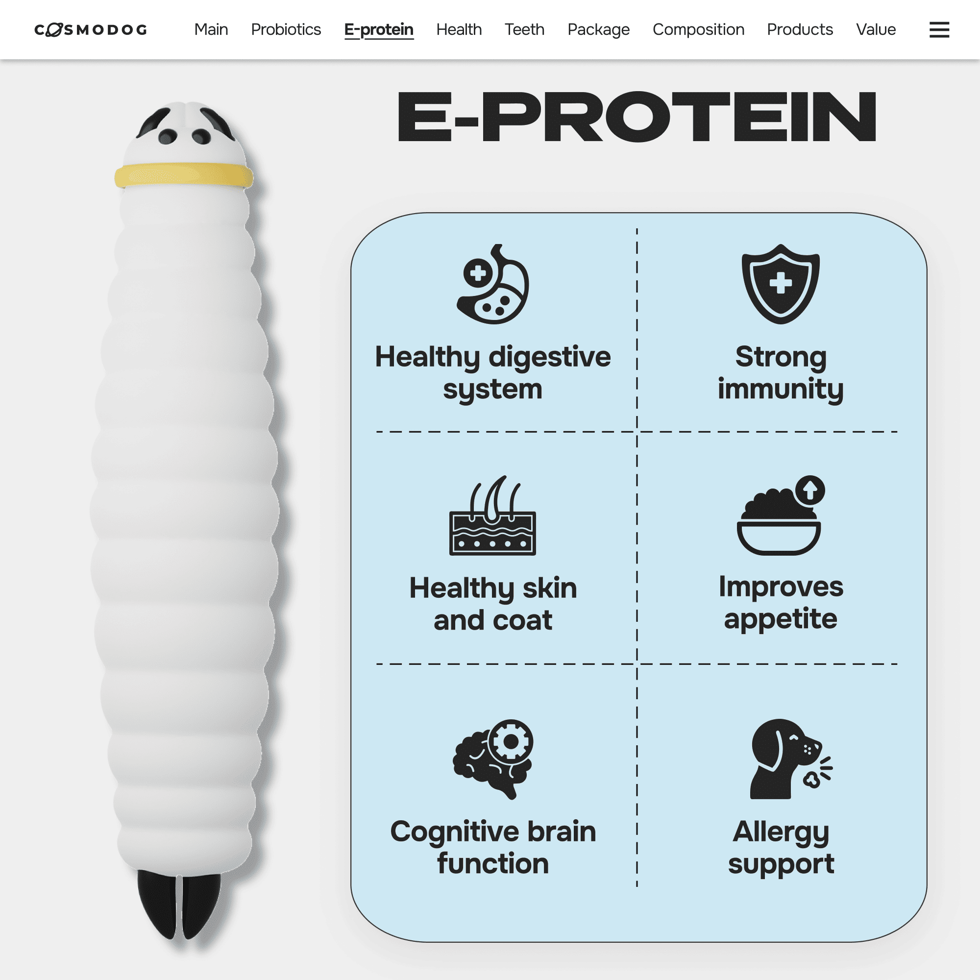 Cosmodog Dry Food Duck Probiotics Small breed 2 KG