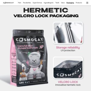 Cosmocat Dry Food Duck Regular Adult 3.8 KG