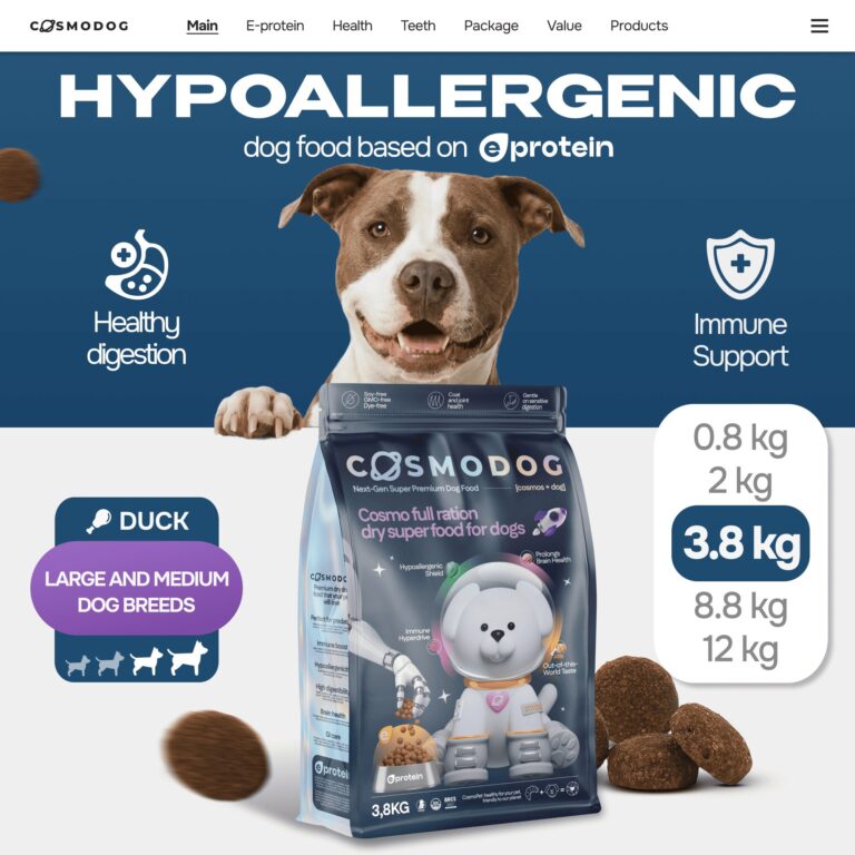 Cosmodog Dry Food Duck Regular Medium & Large breed 3.8 KG