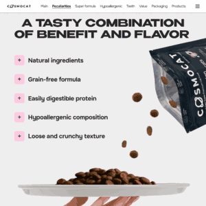 Cosmocat Dry Food Duck Regular Adult 3.8 KG