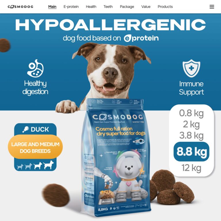 Cosmodog Dry Food Duck Regular Medium & Large breed 8.8 KG