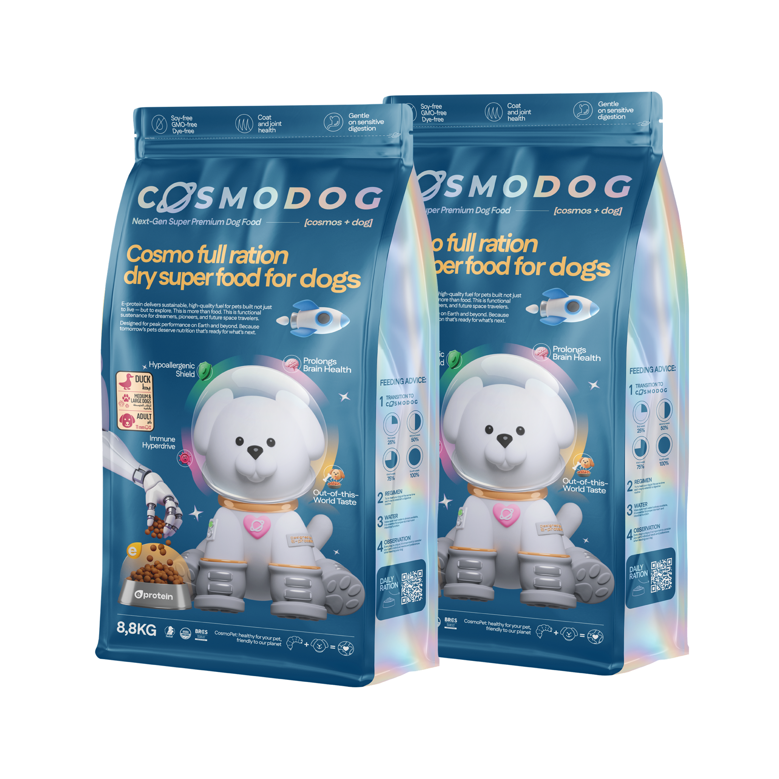 Cosmodog Dry Food Duck Regular Medium & Large breed 8.8 KG