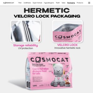 Cosmocat Dry Food Duck Regular Sterilised 0.8 KG