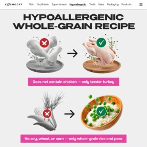 Cosmocat Dry Food Duck Regular Adult 3.8 KG