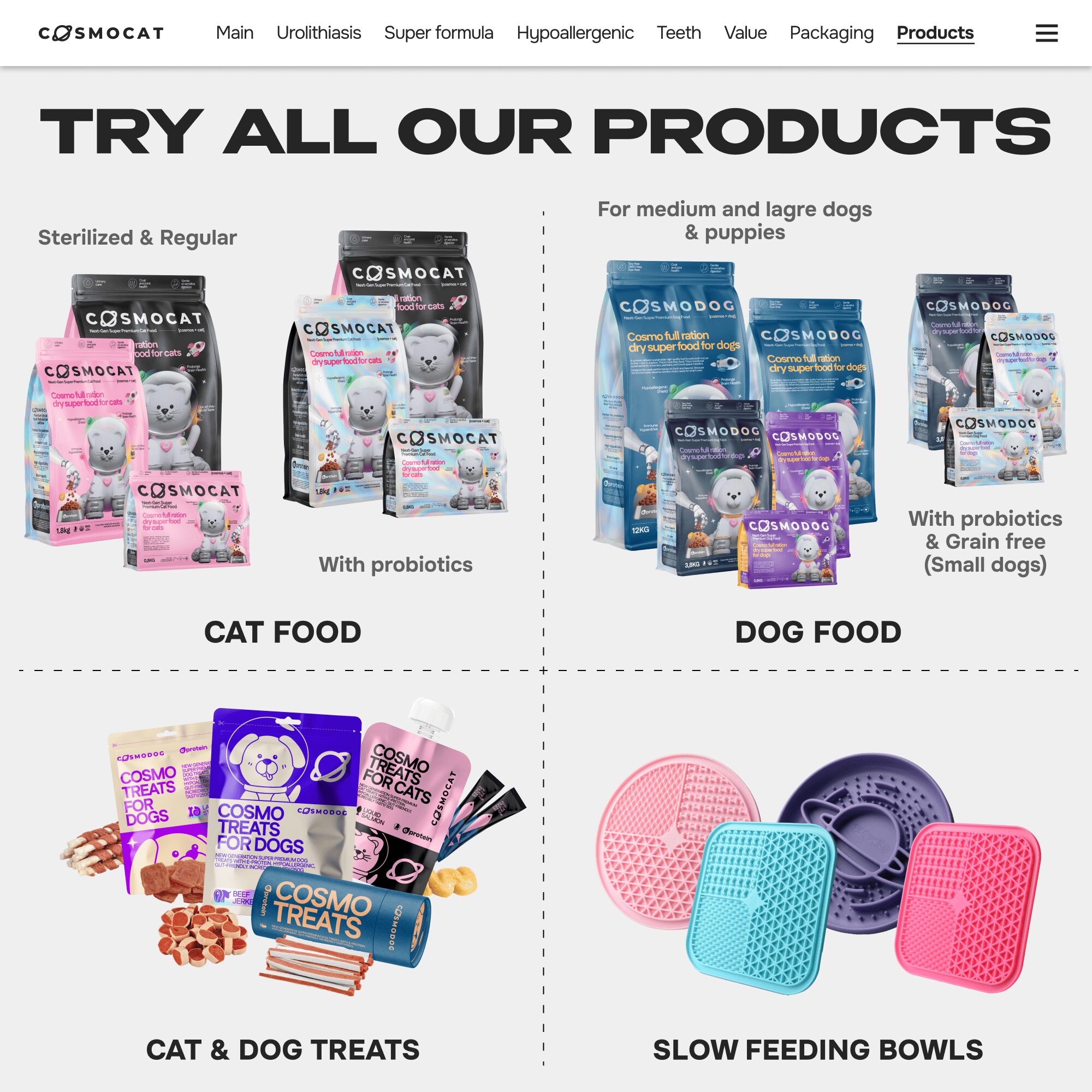 Cosmocat Dry Food Duck Probiotics Sterilised 1.8 KG