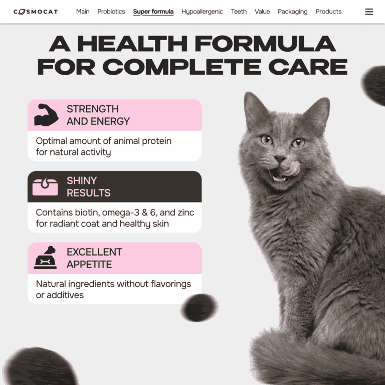 Cosmocat Dry Food Duck Probiotics Sterilised 3.8 KG