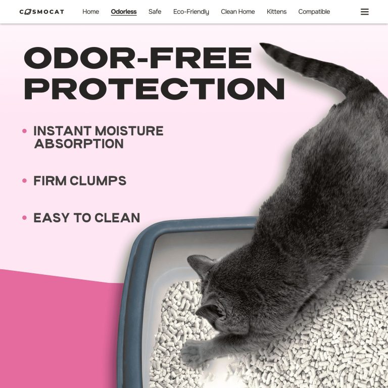 Cosmocat Cat Litter Unscented, 12 L