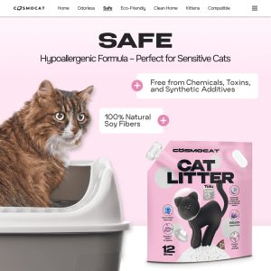 Cosmocat Cat Litter Unscented, 12 L