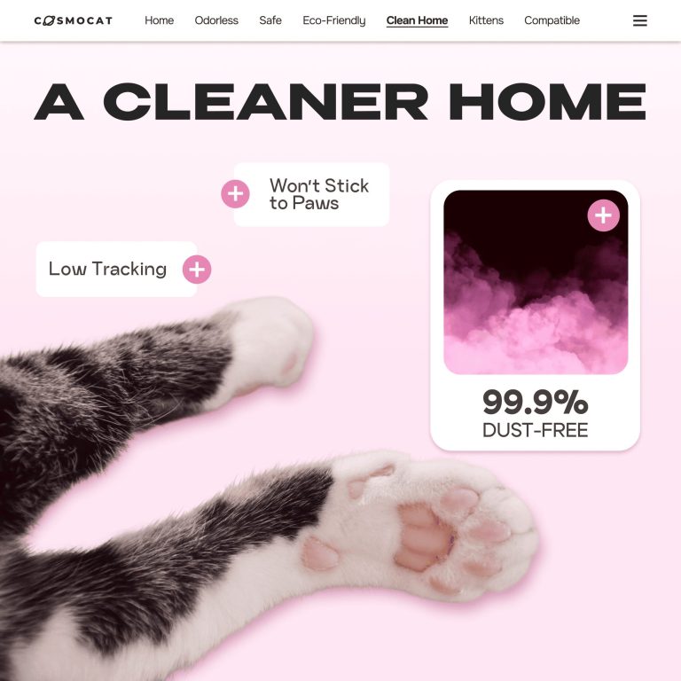 Cosmocat Cat Litter Unscented, 12 L