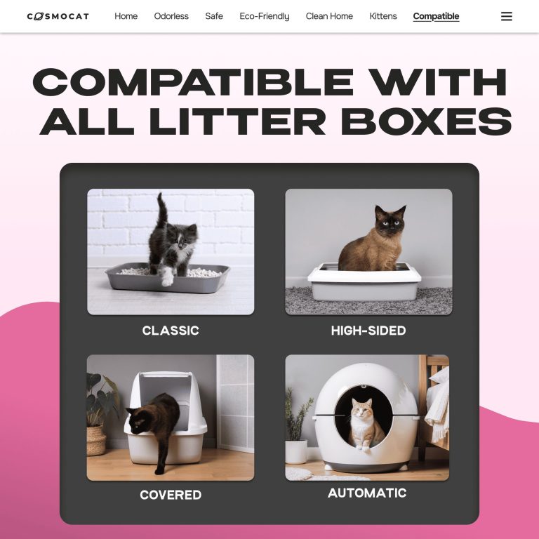 Cosmocat Cat Litter Unscented, 12 L