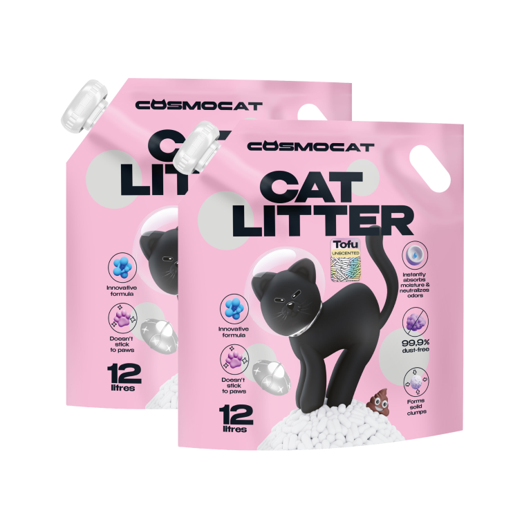 Cosmocat Cat Litter Unscented, 12 L