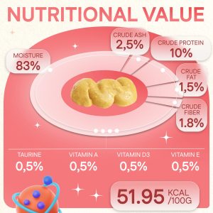 Cat Treats With Tuna & Shrimp Cream, 90g, E-Protein, Hypoallergenic