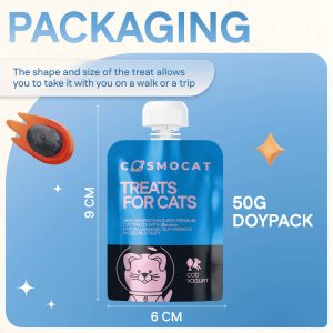 Cat Treats With Cod Yoghurt, 50g, E-Protein, Hypoallergenic